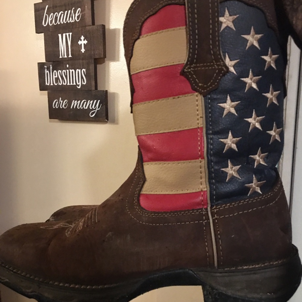 American flag boots